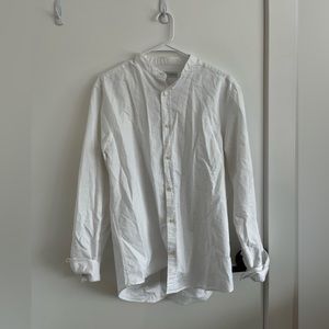 Zara White Button Down Shirt